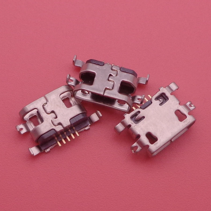 100pcs Micro USB 5pin mini Connector Mobile Charging port For Motorola MOTO E4 E5 Jack Socket Dock