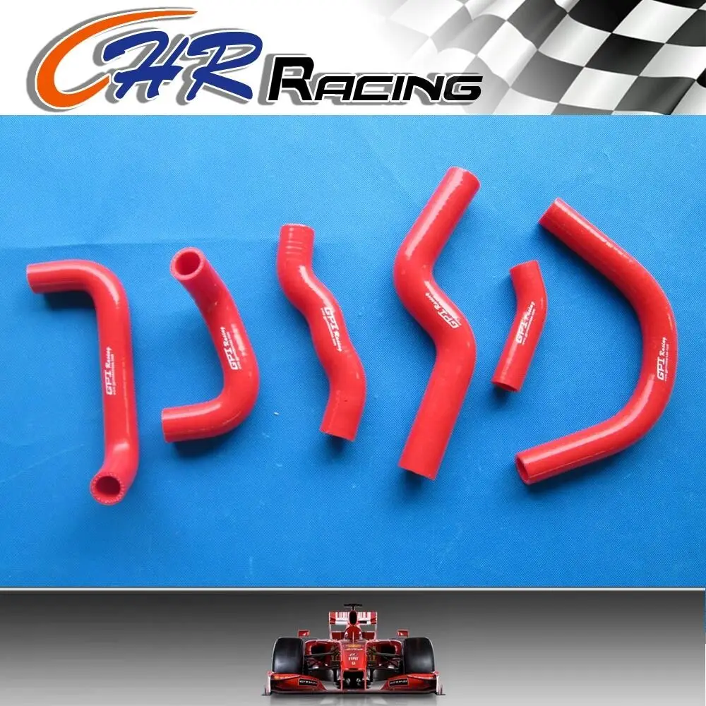 NEW silicone radiator hose kit for HONDA RVF400 NC35 or NC30 VFR400 RED