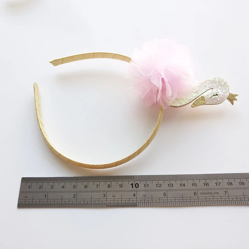 1PC Lovely New Cartoon Swan Kids Hair Hoop Boutique Baby Hairbands Princess Headwear Children Headbands Girls Hair Accessories