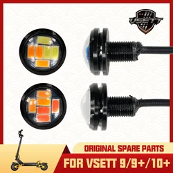 Original VSETT Front & Rear LED Light Bulb for VSETT 9 9+ 10+ Electric Scooter Deck Lamp With Fixing Bracket MACURY Spare Parts