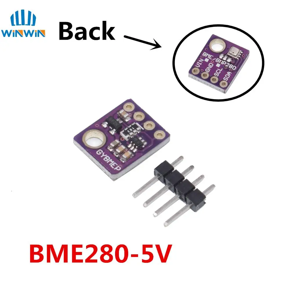 BME280 3.3V 5V Digital Sensor Temperature Humidity Barometric Pressure Sensor Module I2C SPI 1.8-5V BME280 sensor module