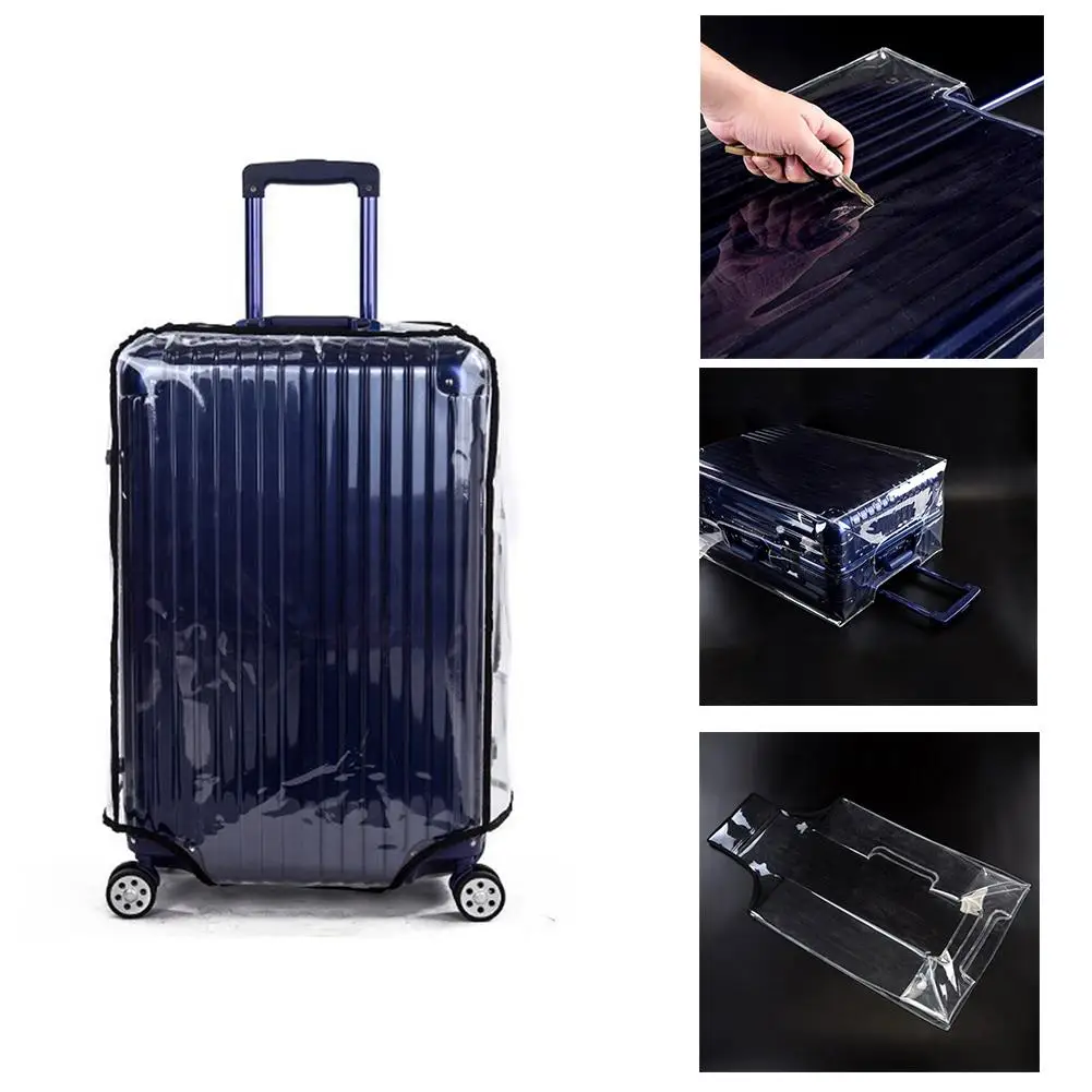 Travel Luggage Suitcase Case Protective Cover Transparent Dust Cover Suitcase Trolley Case Dust Bag 20\