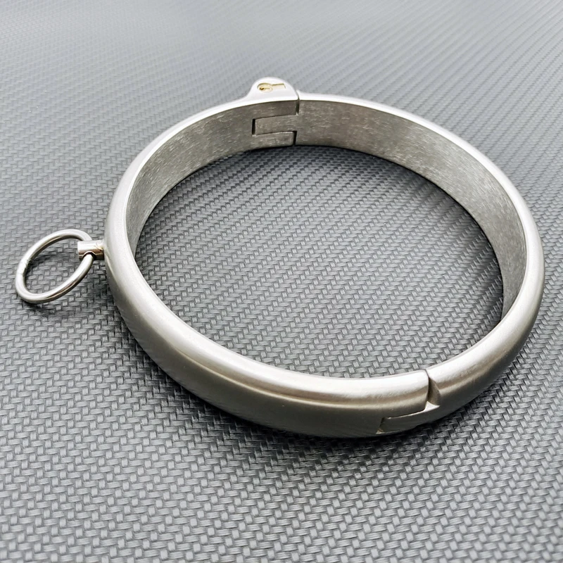 

Stainless Steel Neck Bondage BDSM Slave Collar Couple Erotic Sex Games Toys For Men Women Adults Fetish Chastity Device