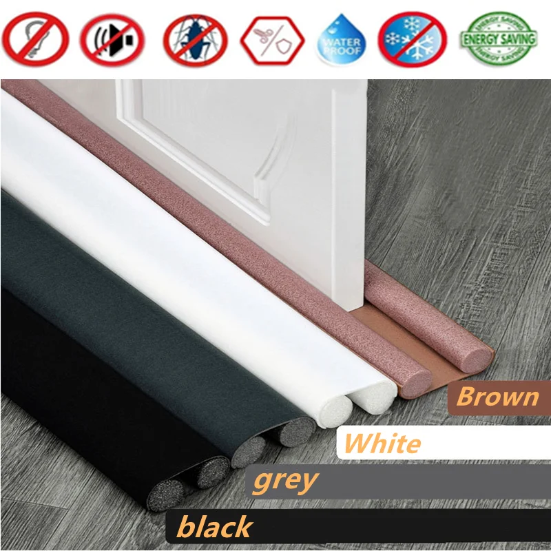 Sound Proof foam Door Bottom Sealing Strip noise Reduction blocker under door draft stopper Window sealer Door window hardware