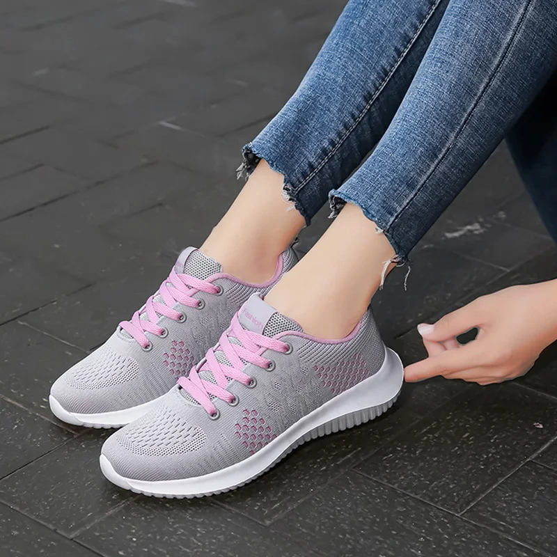 Sneakers Women's Running Shoes 2020 Hot Sale Summer Breathable Soft Air Mesh Sneakers Women Walking Jogging Trainers Chaussures