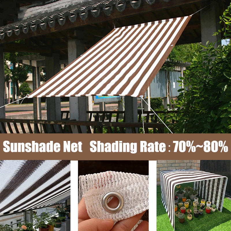 

Anti-UV 70% Sun Shading Net Garden Succulent Plants Sunblock Sunshade Net Swimming Pool Cover Sun Shade Net Cloth Car Shade Shed