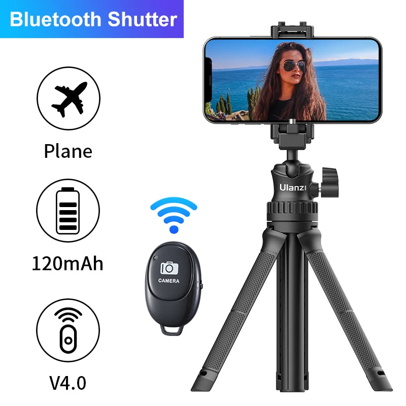 Ulanzi MT-34 przedłużyć statyw 360 regulowany Ballhead 2 w 1 uchwyt telefonu uchwyt Smartphone DSLR SLR statyw dla iPhone 12 Pro Max 11