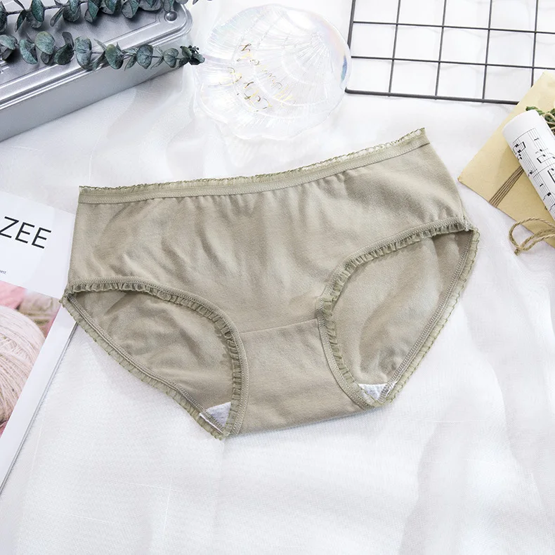 New Style 5pcs/lot New  Ladies Briefs  Sexy Low-waist Panties Cotton Women\'s Bow-knot Underwear AM814