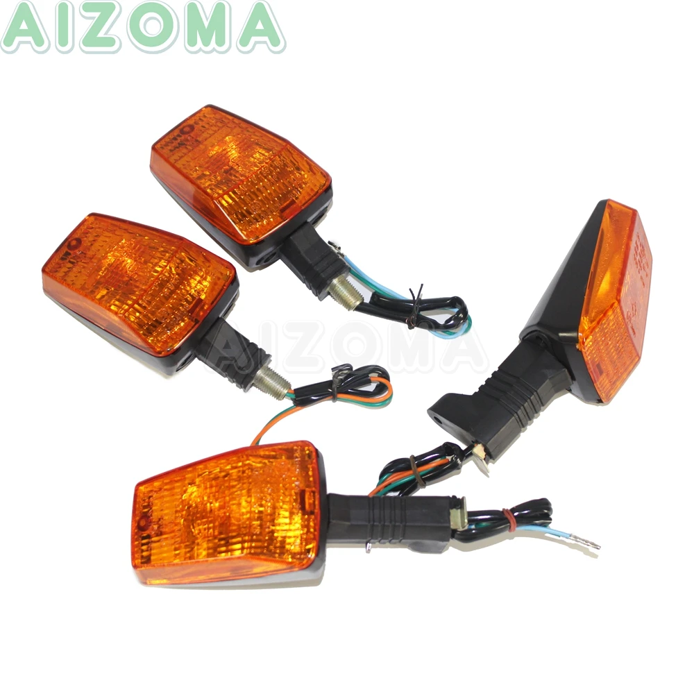 4pcs Motorcycle 12v Filaments Turn Signal Light E3 DOT Approved For MZ ETZ 251  Front & Rear Indicator Blinker Lamp