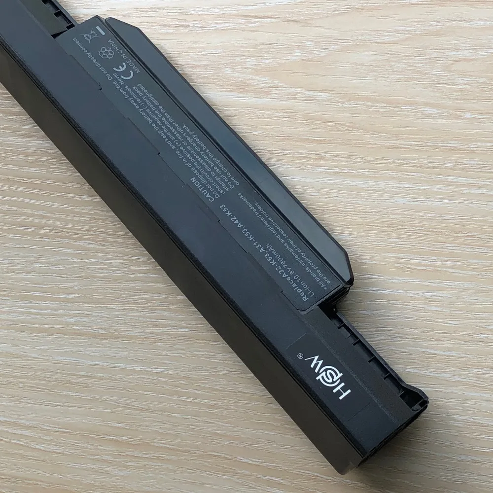 6600mAh  9 Cells Laptop Battery For Asus K53S K53 K53E K43E K53 K53T K43S X43E X43S X43E K43T K43U A53E A53S K53S Battery