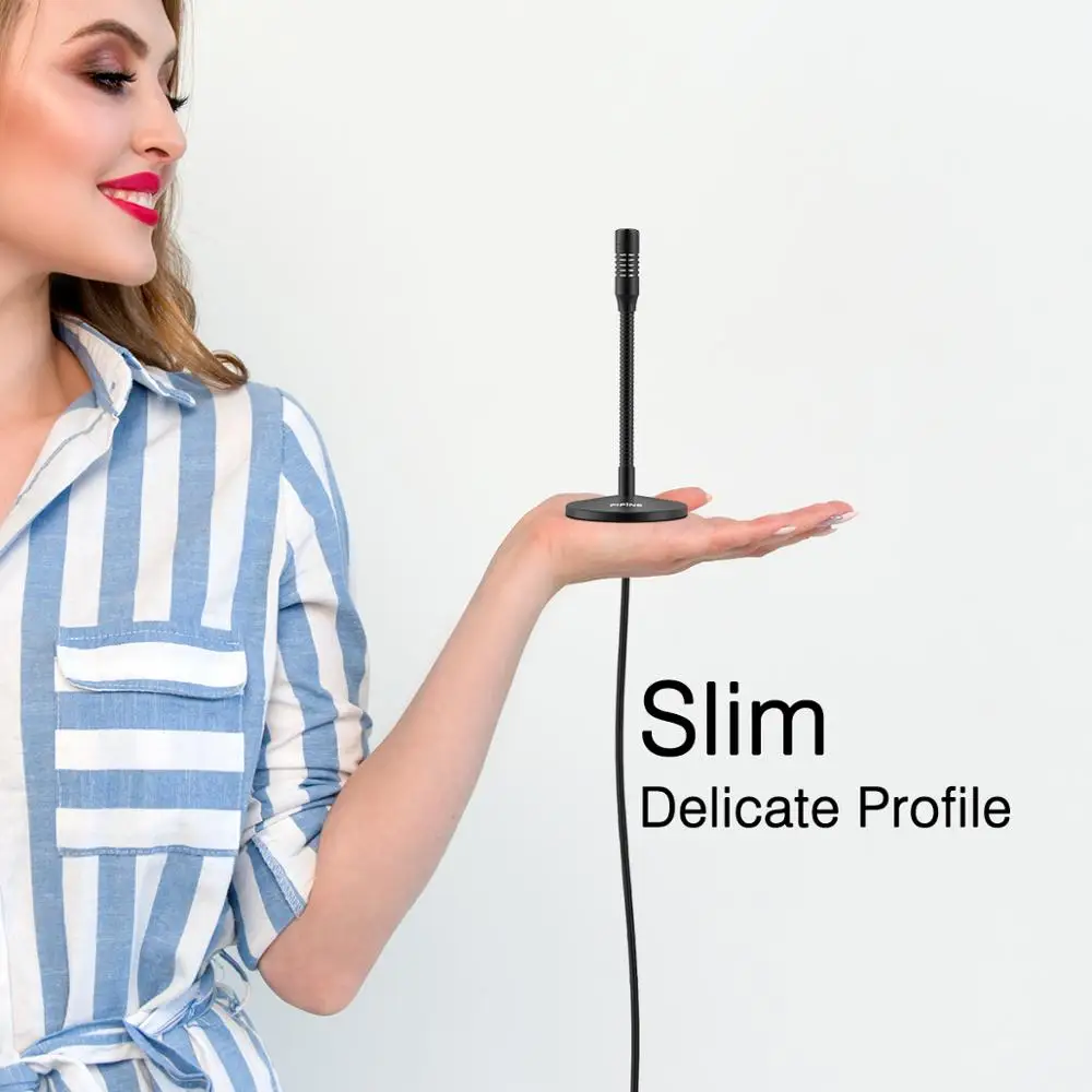 Fifine-ミニデスクトップマイク,USB,プラグアンドプレイ,コンピューター,ラップトップ,PC用。YouTube,ゲーム,ストリーミングに最適