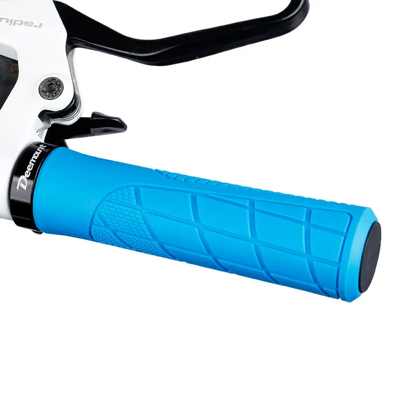 Deemount Eco-friendly TPR Grips Special Pattern Texture Surface Anti-skid Bar End Comfy Hand Feel Multi Color Options