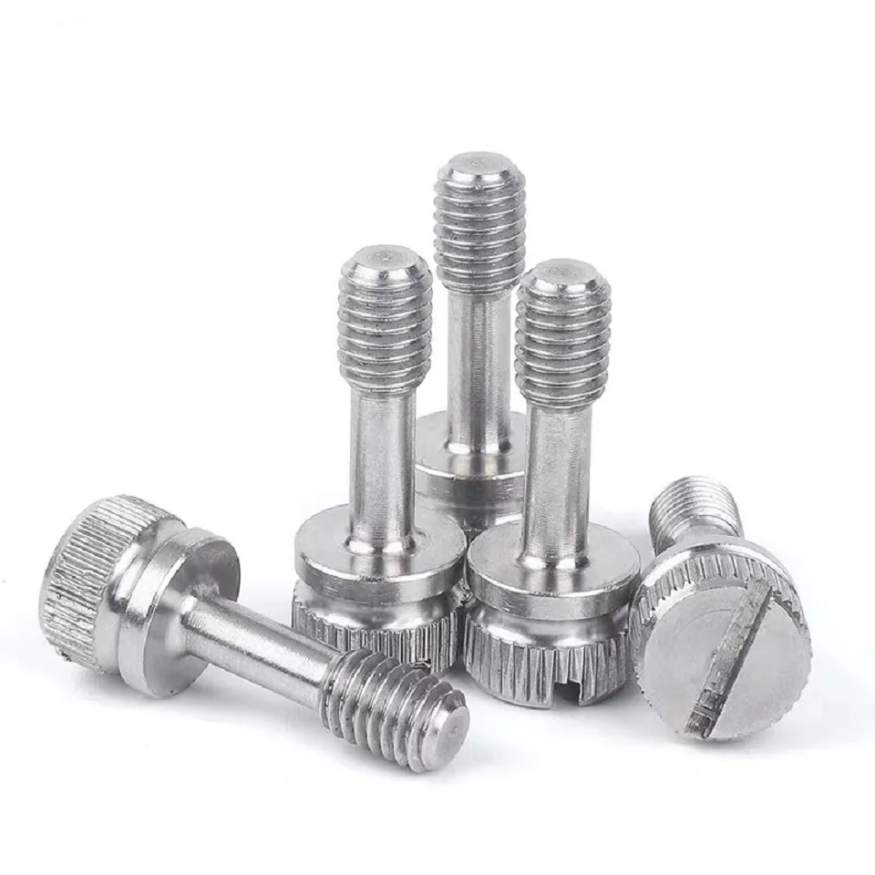 

20PCS M3 M4 M5 M6 M8 304 stainless steel GB839 anti-loose screw knurled screws slotted hand screwed handle bolt bolts