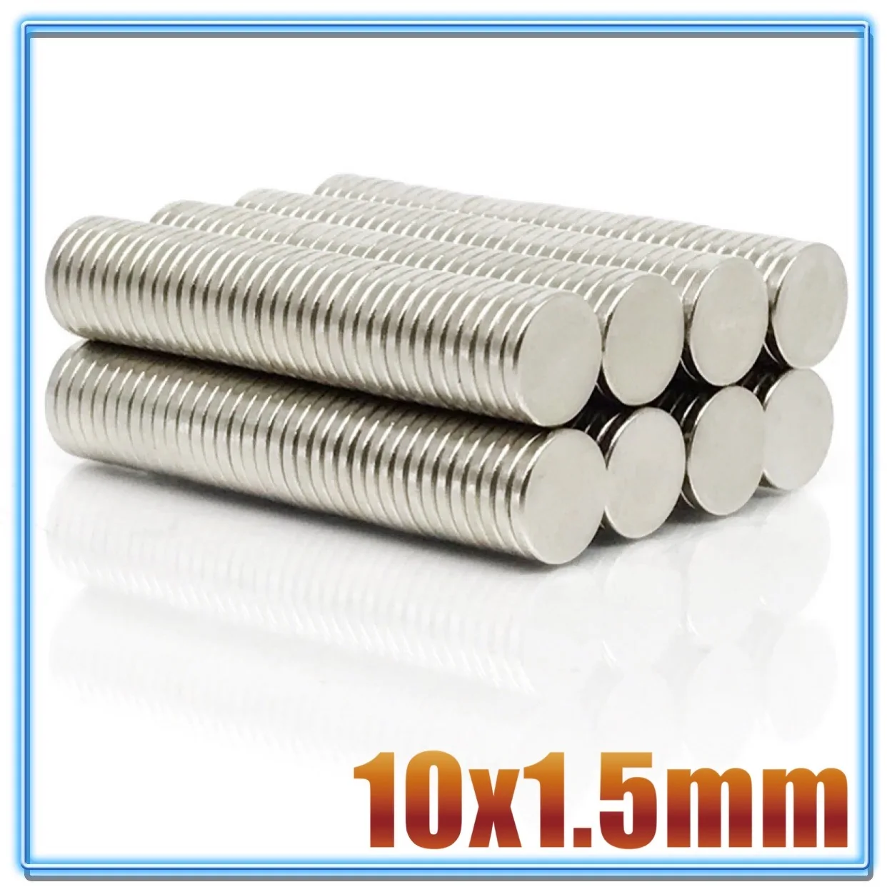 20~500PCS 10x1.5 Rare Earth Magnets Diameter 10x1.5mm Small Round Magnets 10mmx1.5mm Permanent Neodymium Magnets 10*1.5