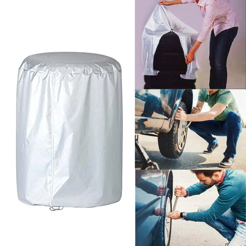 

S/L Global Seasonal Tire Storage Cover-Bag Car Tire Covers With Zipper Dustproof Protective Wheel Protector ,Holds 4t, Dropship