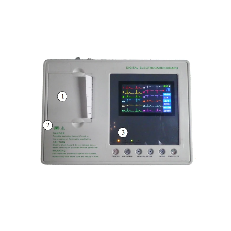 

Hot selling 3 Channel Portable ECG Machine veterinarian 3 Channel ECG Electrocardiograph