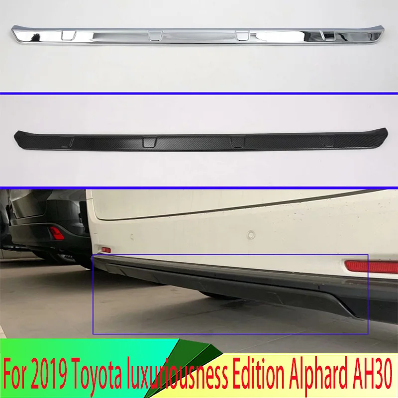 

For 2019 Toyota luxuriousness Edition Alphard AH30 Car Accessories Rear Bumper Skid Protector Guard Plate