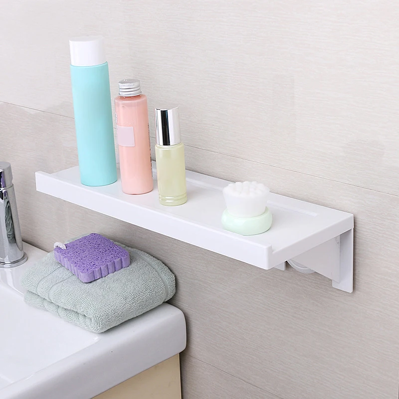 Shower Storage Holder Rack Organizer Bathroom Shelf Kitchen Display Shelves Shampoo Tray Stand No Drilling Wall Household Item