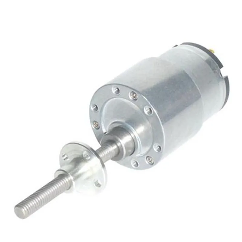 12V 24V DC 520 Gear Motor Mini Micro Metal Gear Motor 7-960RPM Electric Gear Reduction Motor M6 Long Shaft Gear Motor