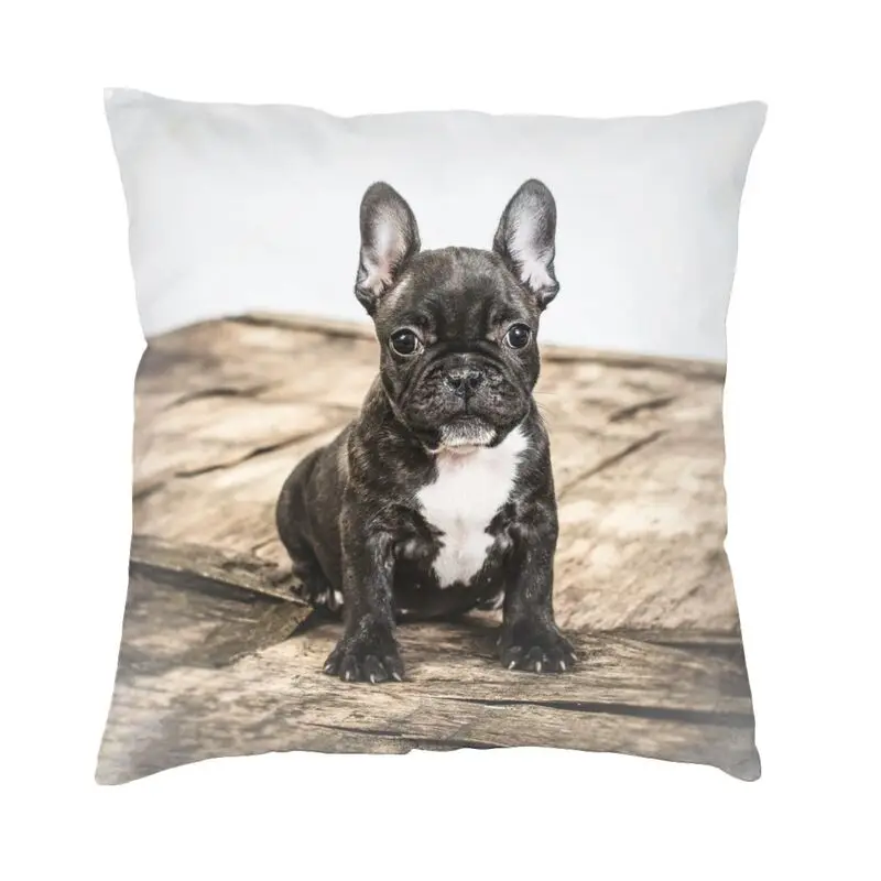 French Bullodg Puppy Pillow Case Sofa Frenchie Dog Lover Nordic Cushion Cover Soft Pillowcase