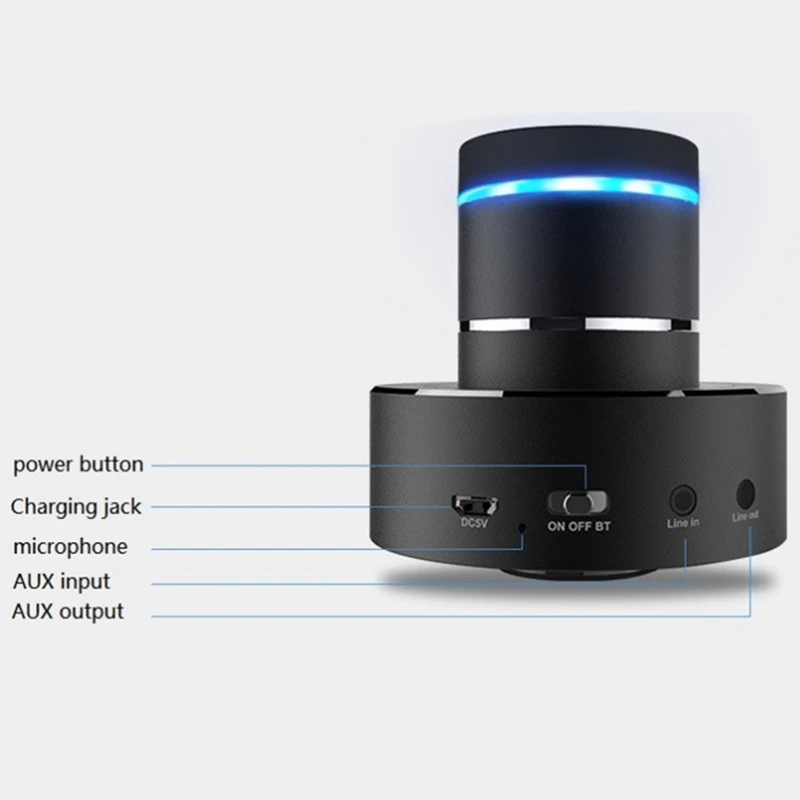 Adin 26W Trillingen Luidspreker Bluetooth Bass Draagbare Luidsprekers Draadloze Resonantie Druk Stereo Subwoofe Nfc Handsfree Met Mic