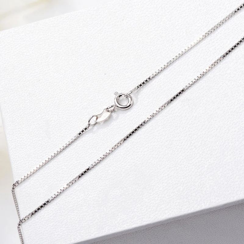 Multiple Classic Styles Real Tibetan Silver Necklaces Slim Thin Snake Chains Necklace Women Jewelry Body Box Chain for Woman