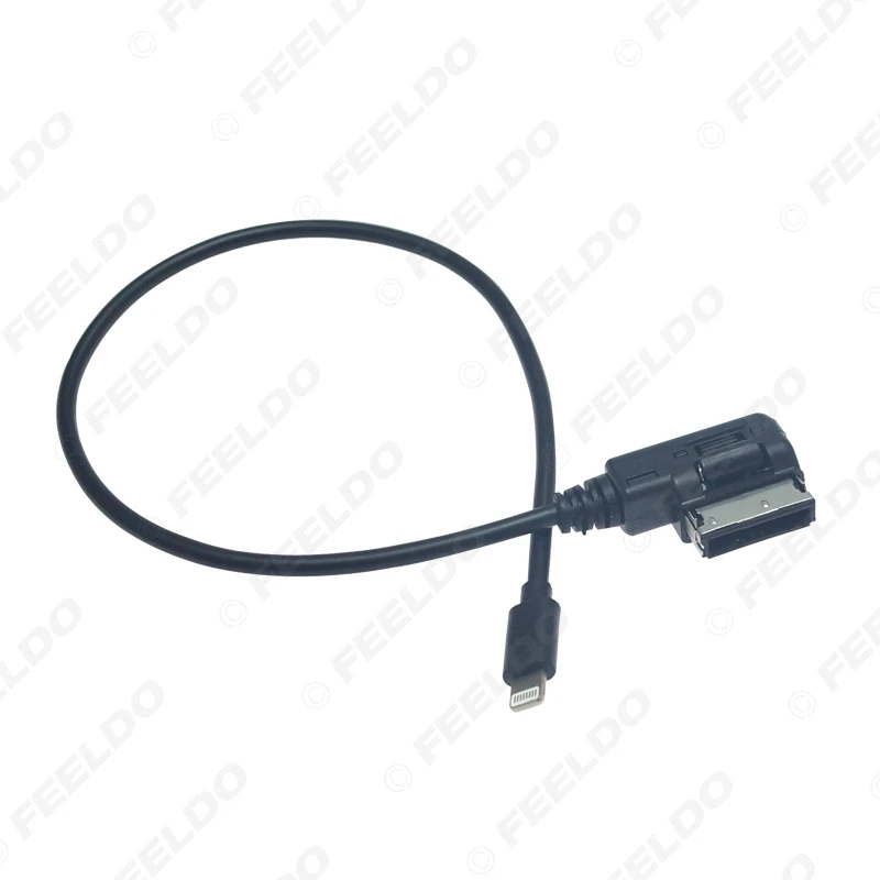 FEELDO AMI/MDI Interface To Lightning Jack Power Charger Only Adapter Cable For Audi/Volkswagen #AM6216