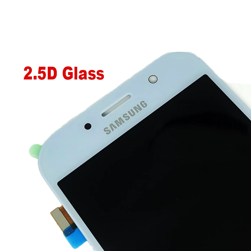 IMAZ 100% SUPER AMOLED LCD per Samsung Galaxy A720 A7 2017 A720F Display LCD Touch Screen Digitizer Assembly per A720M LCD