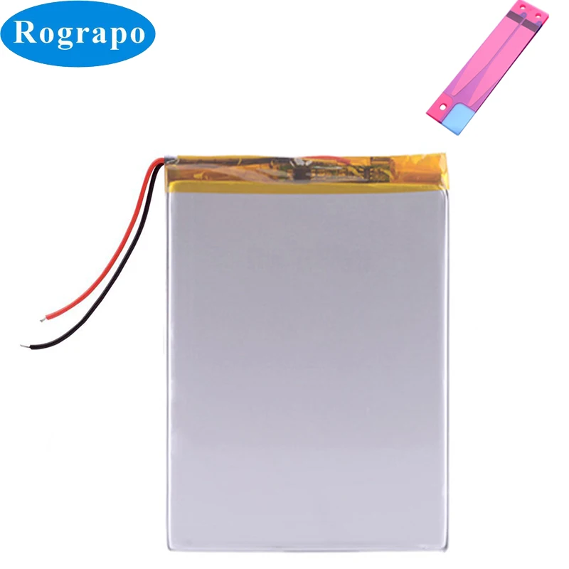 

New 3.7V 5000mAh Tablet PC Battery For Digma Plane 1503 4G PS1040PL 10.1" 2 Wire Lines