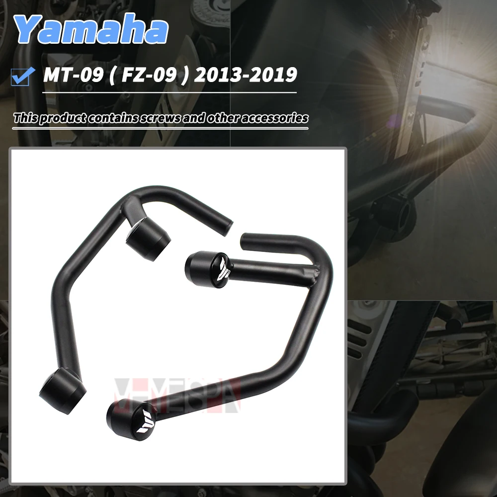 

For Yamaha MT09 MT-09 FZ09 FZ 09 2013 2014 2015 2016 2017 2018 2019 Motorcycle Engine Guard Crash Bars Frame Protector Bumper