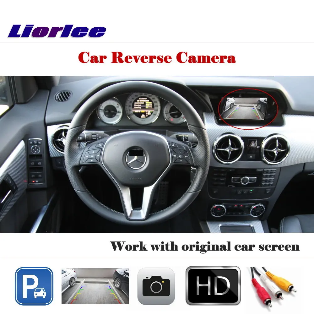 Original Car Screen Rearview Camera For Mercedes Benz X204 GLK200 GLK220 GLK250 GLK320 Auto Backup Rear Reversing Camera HD CAM
