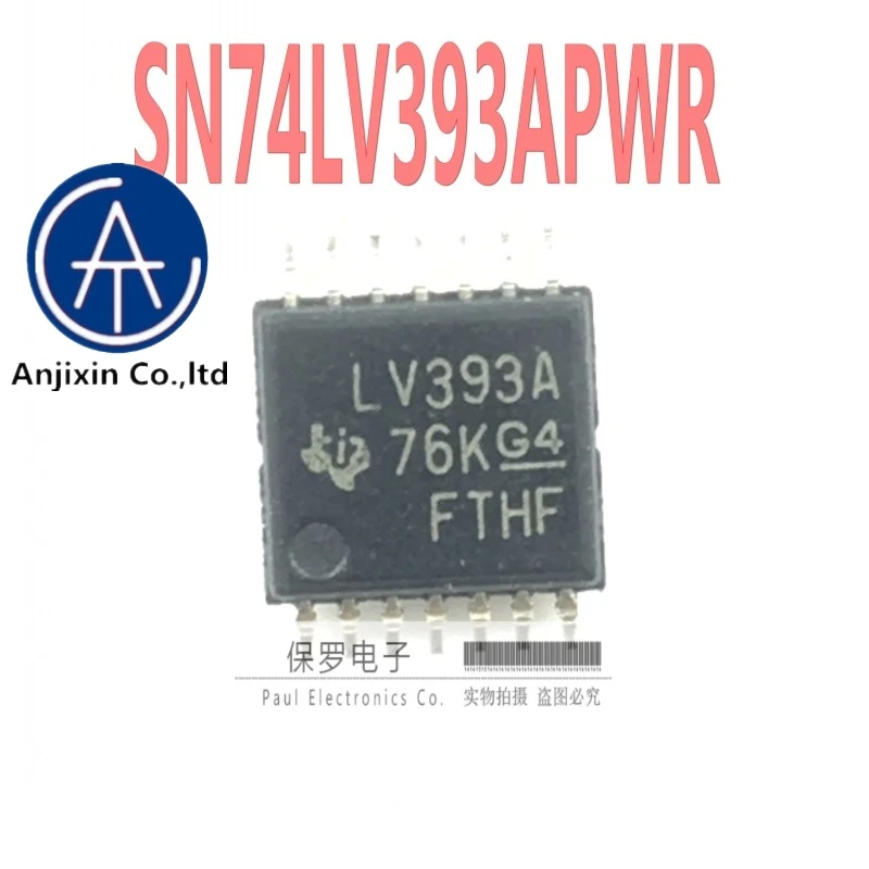 

10pcs 100% orginal and new binary counter SN74LV393APWR silk screen LV393A TSSOP-14 in stock