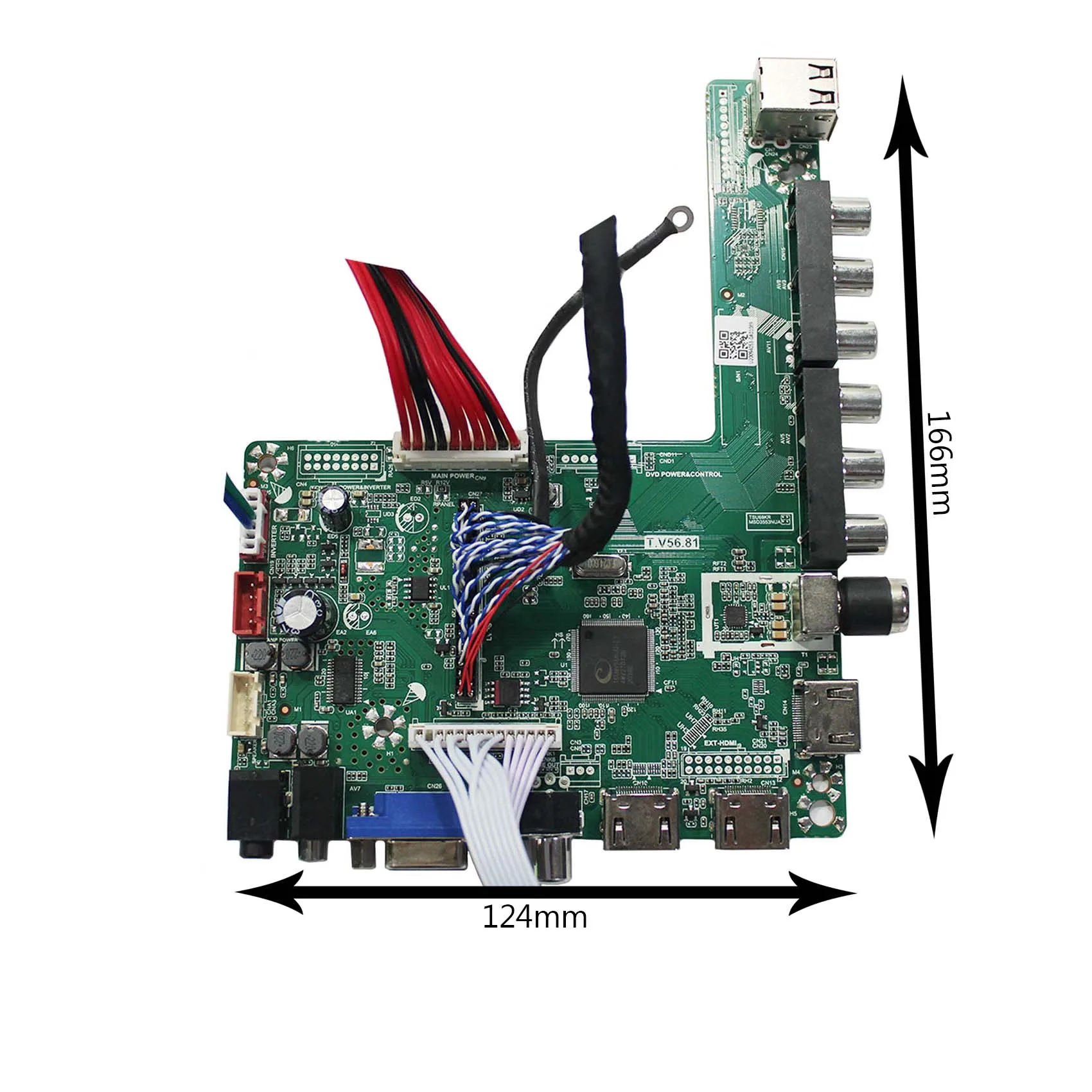 G240UAN01 1920X1200 Layar LCD HD-MI VGA AV USB ATV Papan LCD 24 Inci