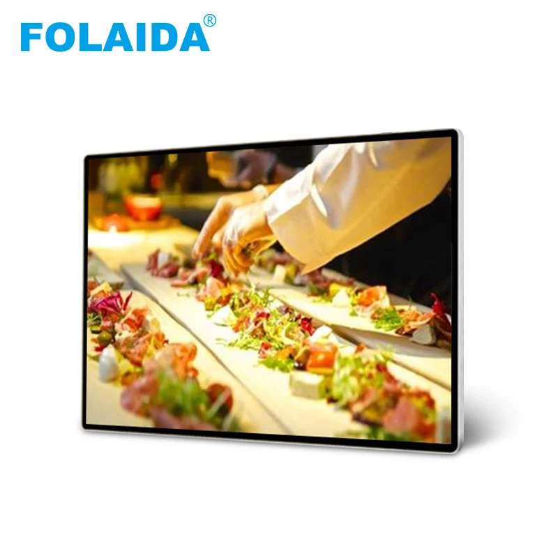 FOLAIDA 32 43 50 50 65 70 led inch LCD TFT full Hd panel Display wireless touch interactive smart Android ad Digital Signage pc