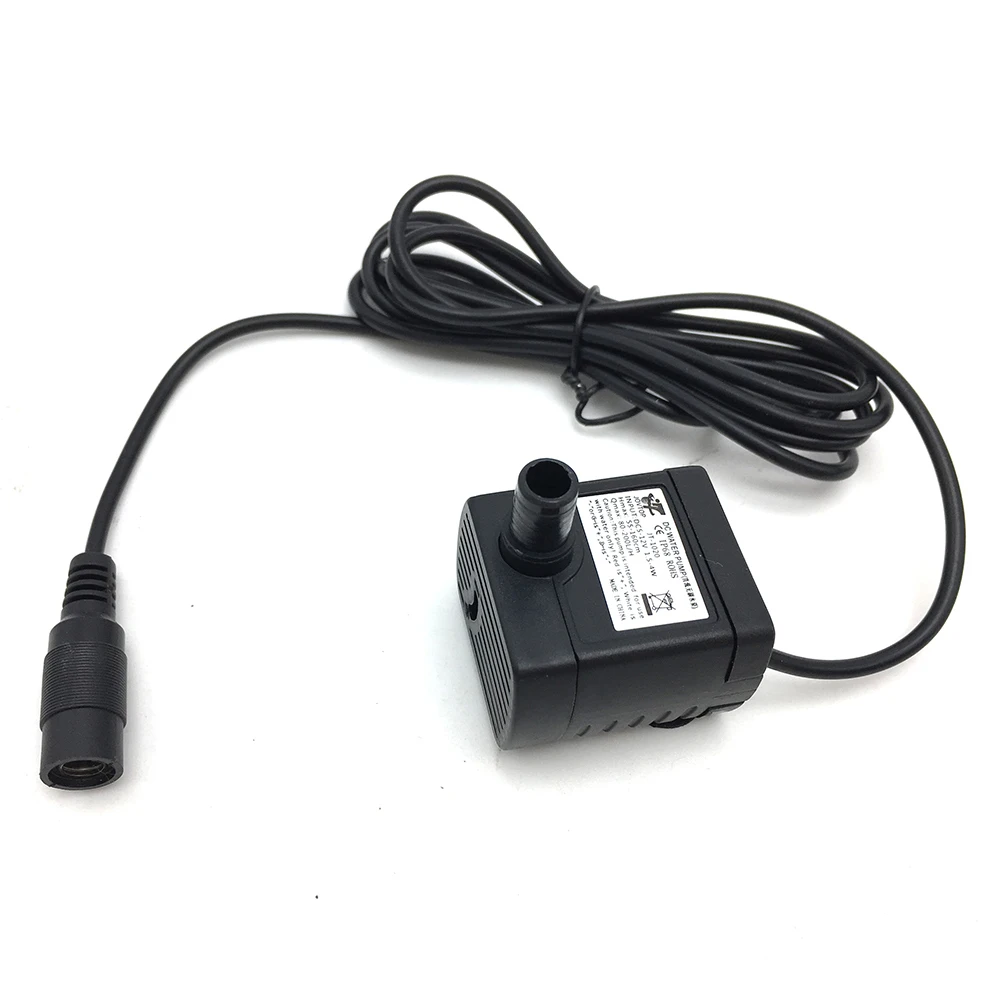 Micro Submersible DC 5~12V USB type Water Pump Max 200L/H Flow Adjustable Brushless Pump for Aquarium Fish Tank