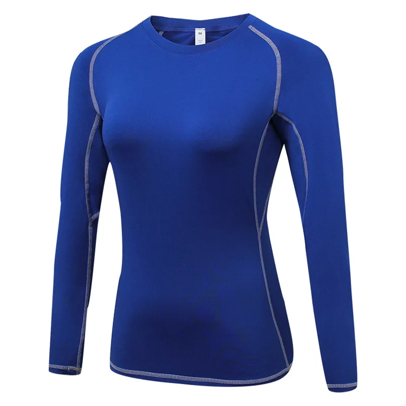 Female Rashguard Sports t-shirt Compression Long Sleeve Shirts Gym Clothing Running Tops Tees Blouses Shirts Jerseys Sweatshirts