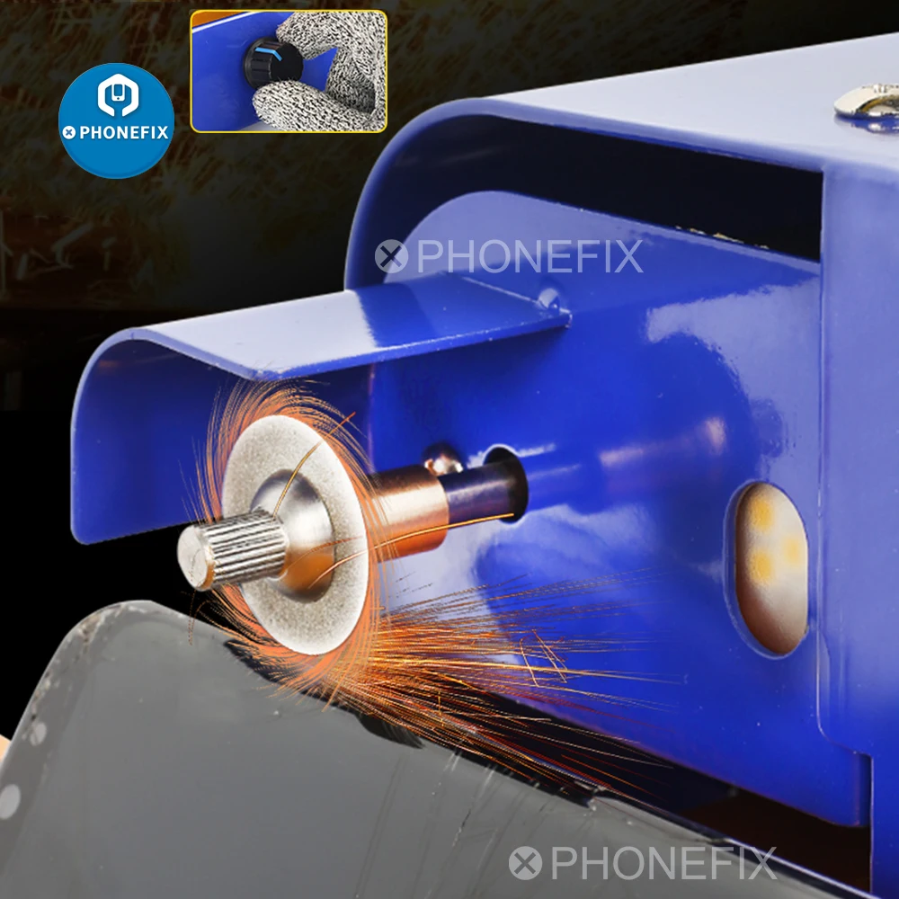 Mekanik TG50 Tepat Mesin Cutting Edge Smart Cutting Ponsel Lurus Layar Mid-Frame Penghapusan Layar LCD Mesin Pemisah