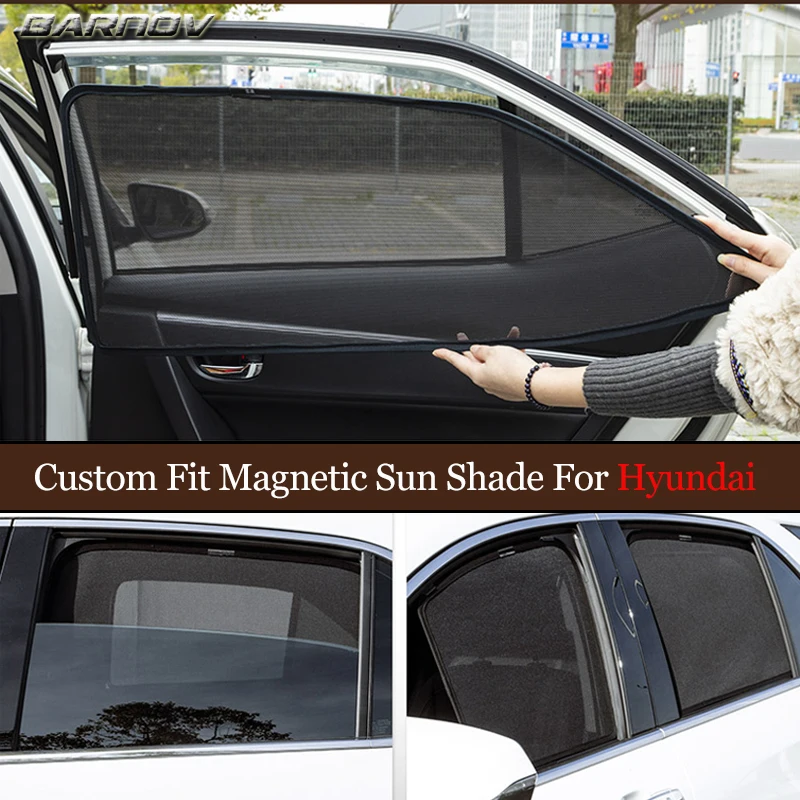 

For Hyundai Elantra-3th/4th/5th/6th/ Verna Avante / Magnetic Special Curtain Window SunShades Mesh Shade Blind Fully Covered