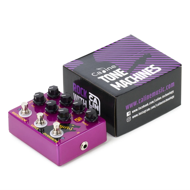 Caline DCP-02 BRUTUS Distortion & Overdrive 2-in-1 Guitar Effect Pedal True Bypass Electric Guitar Parts & Accessories