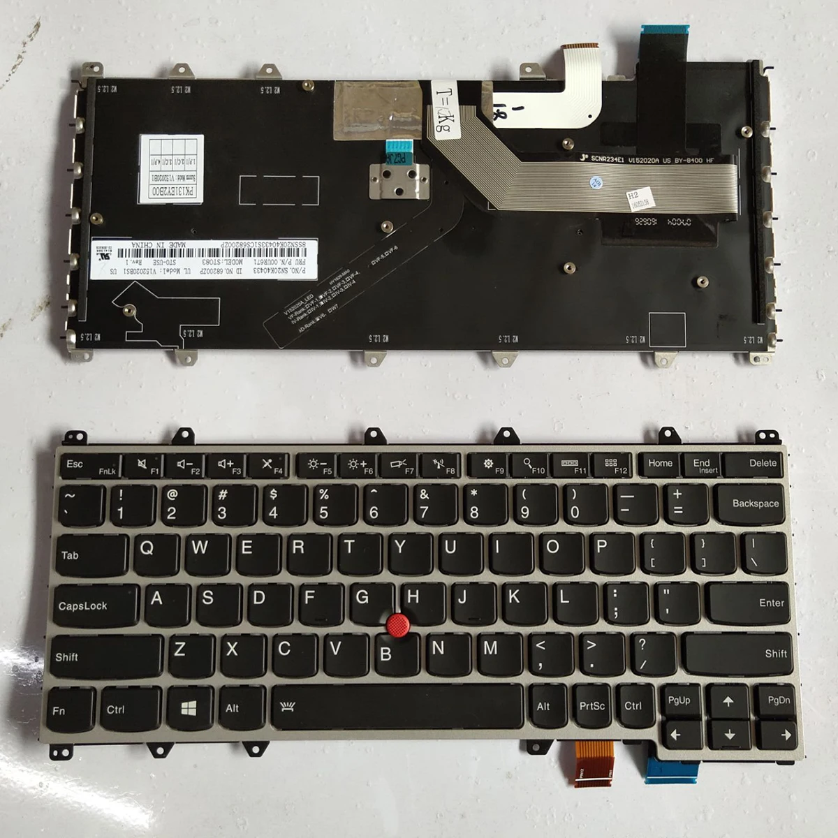 Original Eua Retroiluminação do Teclado para Thinkpad Yoga 260 00pa124 00pa206 X380 Yoga Yoga 370 01en386 01av675 01hw575 01hw615