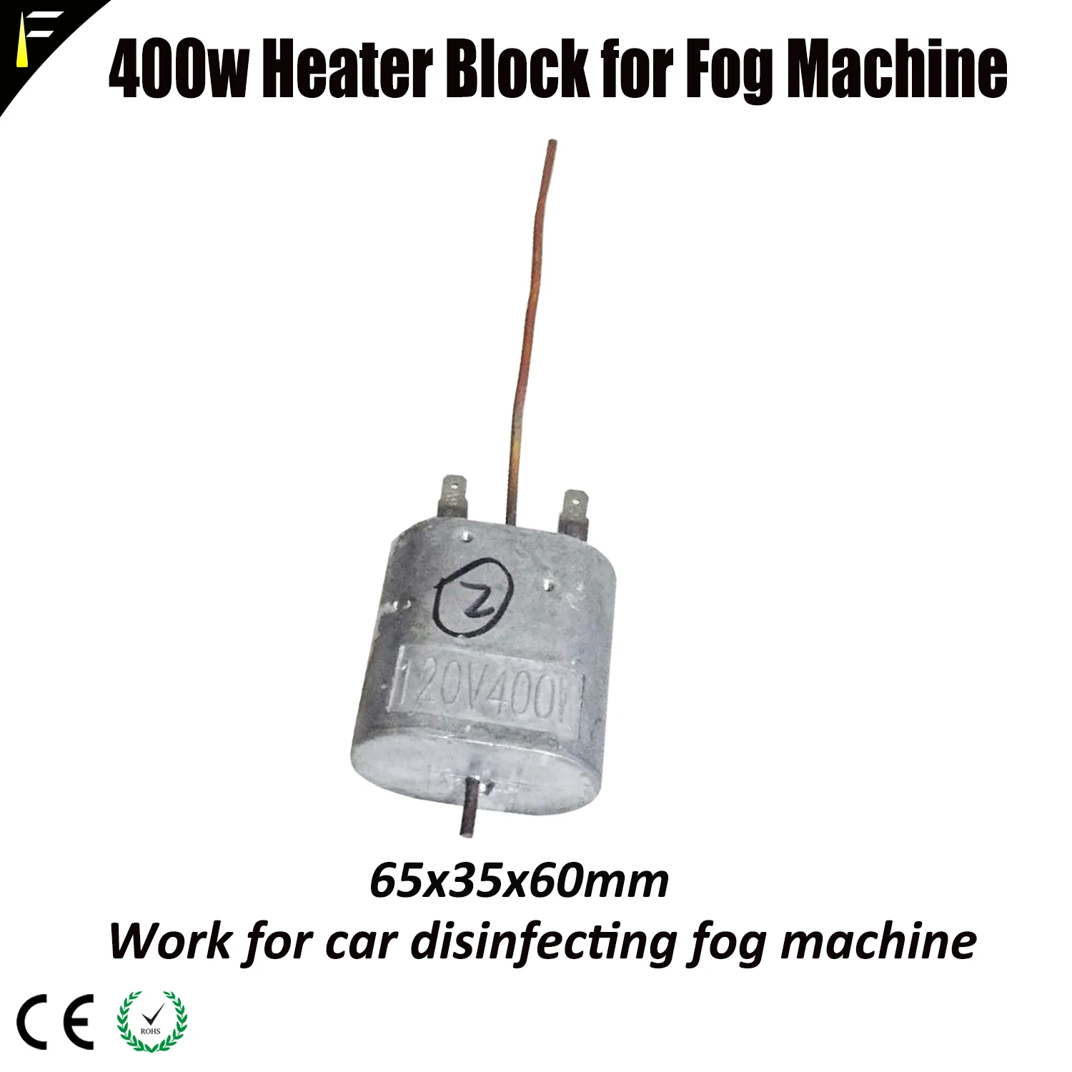 DIY Fog Machine 400W Smoke Fog Generator Heating Core Rod Steam Car Disinfection Machine Heat Block Body Rod Parts Heater