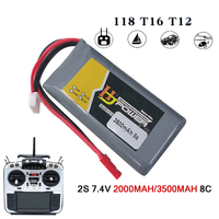 RC Lipo Battery 2S 7.4V 2000MAH 3500MAH Lipo Battery for Jumper T16 T12 T18 RC Radio Transmitter Battery