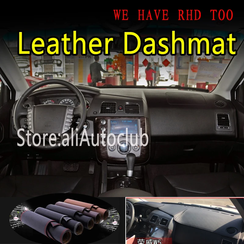 For Ssangyong ActYon 2006 2007 2008 2009 2010 2011 2012 2013 2014 Leather Dashmat Dashboard Cover Dash Mat Carpet Car Styling