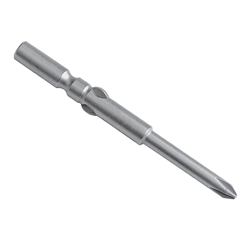 10 teile/los 801 Elektrische Schraubendreher bit 60mm Länge Runde Schaft Magnetische Phillips Kreuz schraube fahrer Bits set PH00 PH0 PH1 PH2 – Detail 6