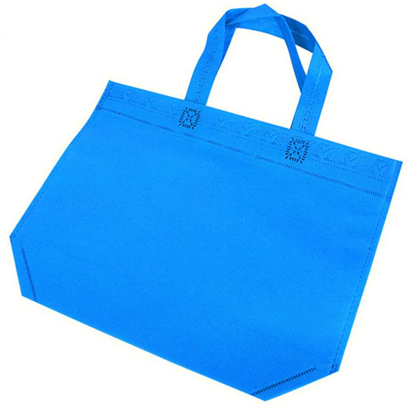 45*35cm New Arrival Quality Reusable Foldable Shopping Bag Durable Non-Woven Tote Pouch Storage Handbag Grocery Eco Friendly  lo