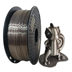 Silk PLA Rose Gold 1.75mm 3D Printer Filament Silky Shine 3d Pen Shiny Metal Metallic Printing Materials Rich Luster