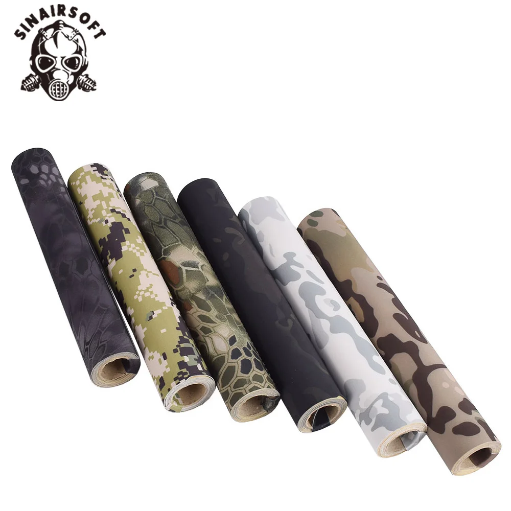 Tactical Gunskin Gear Skin Waterproof Super Elastic Self Adhesive Tape Vinyl Wrap Multifunctional Sniper Camouflage Hunting Belt