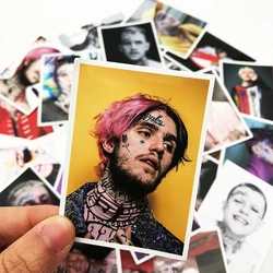 10/25PCS Rapper Singer Lil Peep Rock Graffiti Stickers DIY Motorcycle Luggage Guitar Skateboard Waterproof Sticker Kid Toy Gift