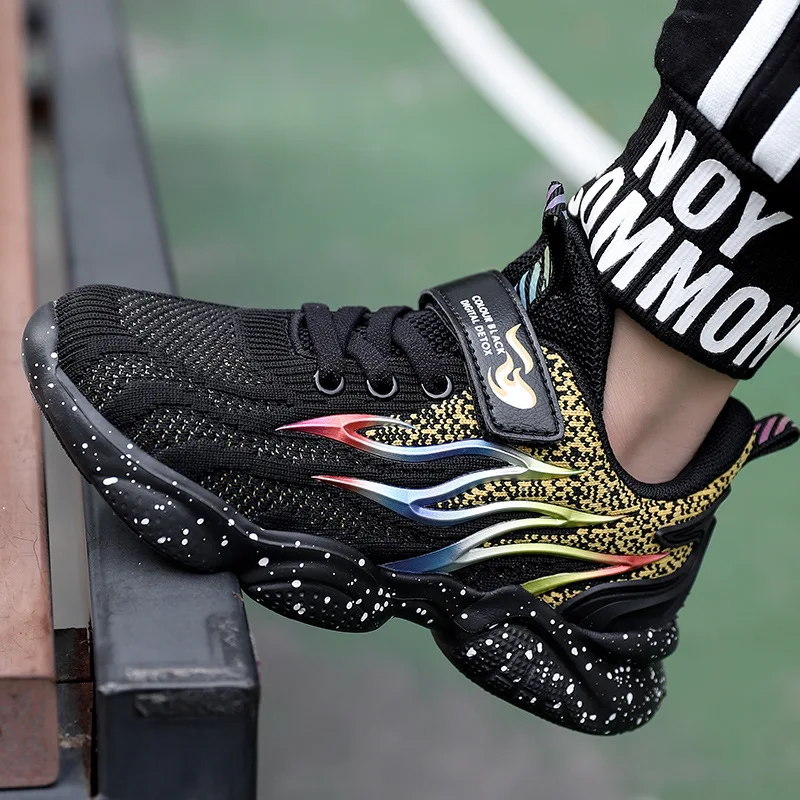 Kids Outdoor Non -slip Sneakers Casual Lightweight Running Shoes Children's Shoes Boys Girls Casual Leather Sneakers