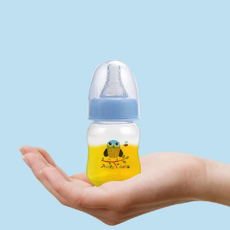 60ml portátil recém-nascidos mamilo de enfermagem garrafa de segurança silicone chupeta leite garrafas de água do bebê bpa livre garrafa de alimentação